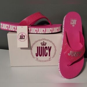 NWT Womens Juicy Couture Vibrant Fushia Sandals (size 11)